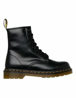 Dr Martens 8 Eye Smooth Black Combat Boot