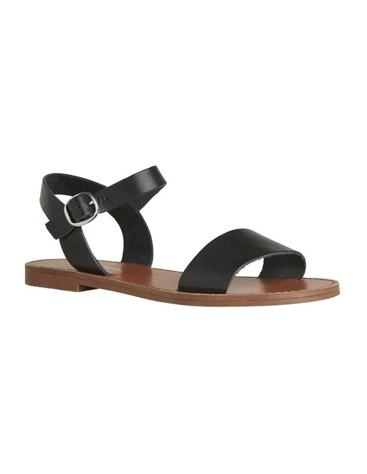 Windsor Smith Bondi Black Leather Sandal 2 Windsor Smith Bondi Black Leather Sandal - Image 2
