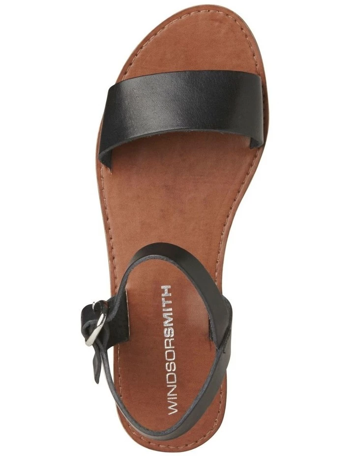 Windsor Smith Bondi Black Leather Sandal 3 Windsor Smith Bondi Black Leather Sandal - Image 3