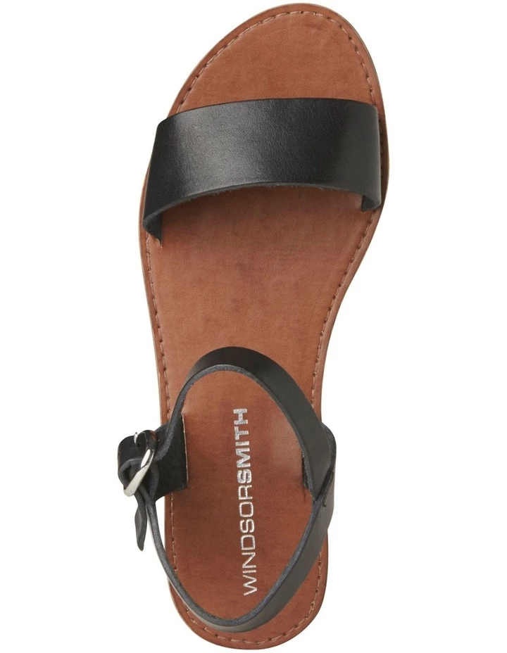 Windsor Smith Bondi Black Leather Sandal 6 Windsor Smith Bondi Black Leather Sandal - Image 6