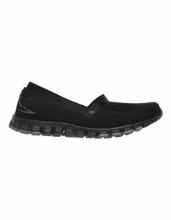 Skechers Ez Flex Take It Easy Black Slip on Sneaker