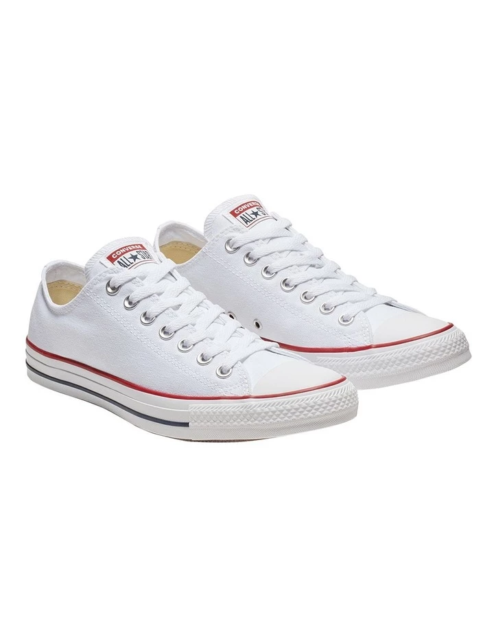 Converse Chuck Taylor All Star Optical White Canvas Low Top Sneaker 3 Converse Chuck Taylor All Star Optical White Canvas Low Top Sneaker - Image 3