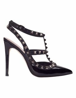 Pink Inc Saint Black Patent Pump