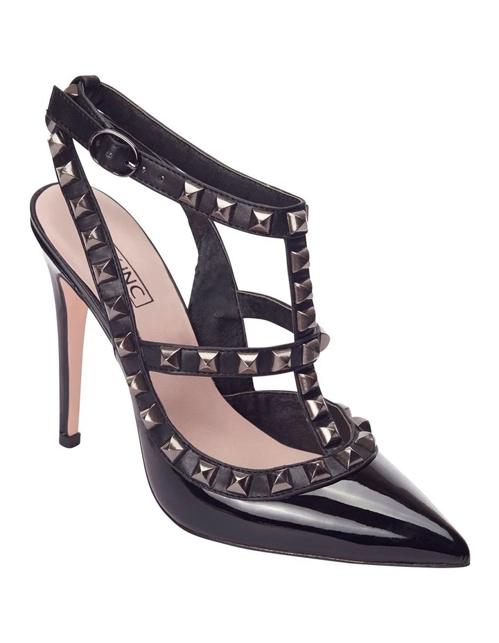 Pink Inc Saint Black Patent Pump 2 Pink Inc Saint Black Patent Pump - Image 2