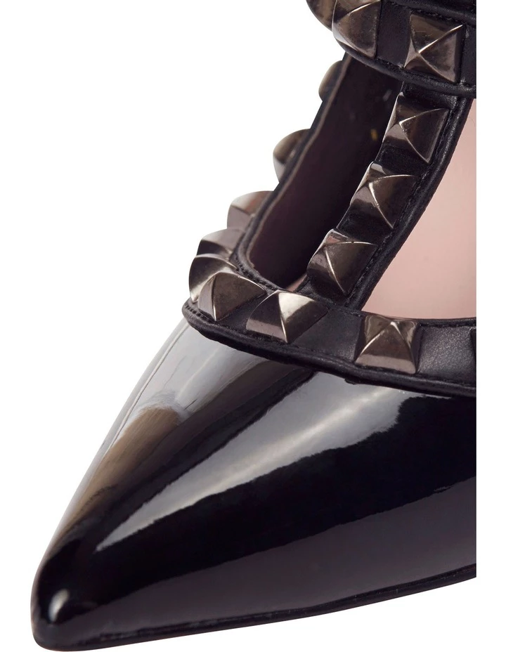 Pink Inc Saint Black Patent Pump 4 Pink Inc Saint Black Patent Pump - Image 4