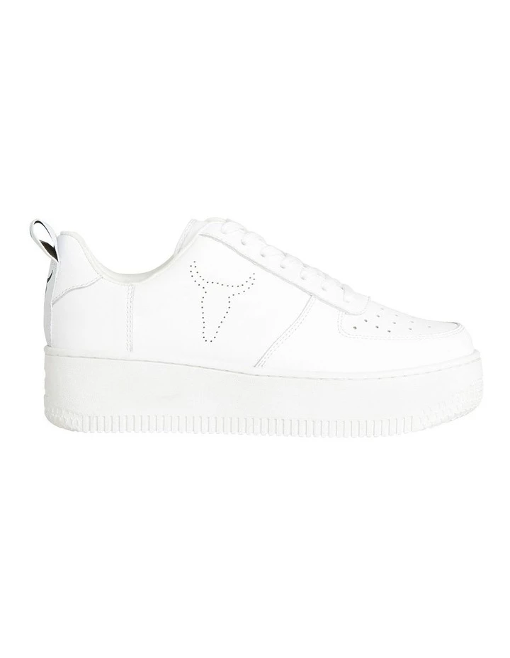 Windsor Smith Racerr White Leather Platform Sneaker 1 Windsor Smith Racerr White Leather Platform Sneaker
