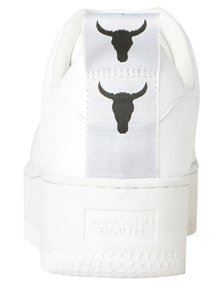 Windsor Smith Racerr White Leather Platform Sneaker 7 Windsor Smith Racerr White Leather Platform Sneaker - Image 7