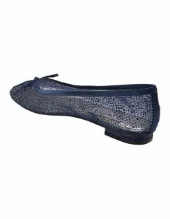 Alan Pinkus A.P.Too Twinkle Navy Silk Pump -Deals Shoes Store 373438180 3 720x928