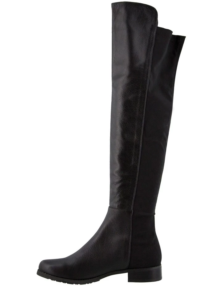 Tony Bianco Panache Black Luxe/Black Micro Stretch 3 Tony Bianco Panache Black Luxe/Black Micro Stretch - Image 3