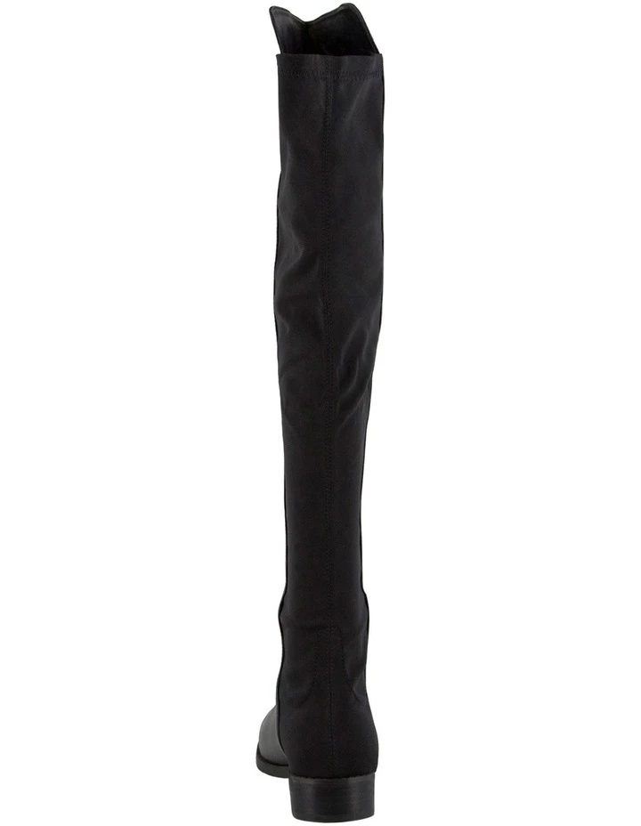 Tony Bianco Panache Black Luxe/Black Micro Stretch 4 Tony Bianco Panache Black Luxe/Black Micro Stretch - Image 4