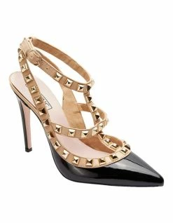 Pink Inc Saint Black Patent/Nude Pump -Deals Shoes Store 410194630 2 720x928