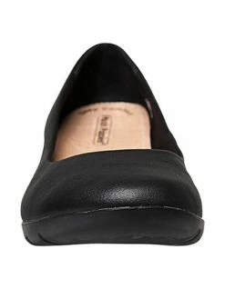 Hush Puppies Dylan Black Leather Pumps -Deals Shoes Store 414172000 3 720x928 1