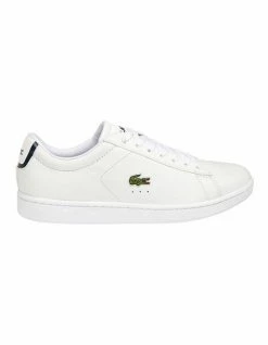 Lacoste Carnaby White Lace-Up Sneaker