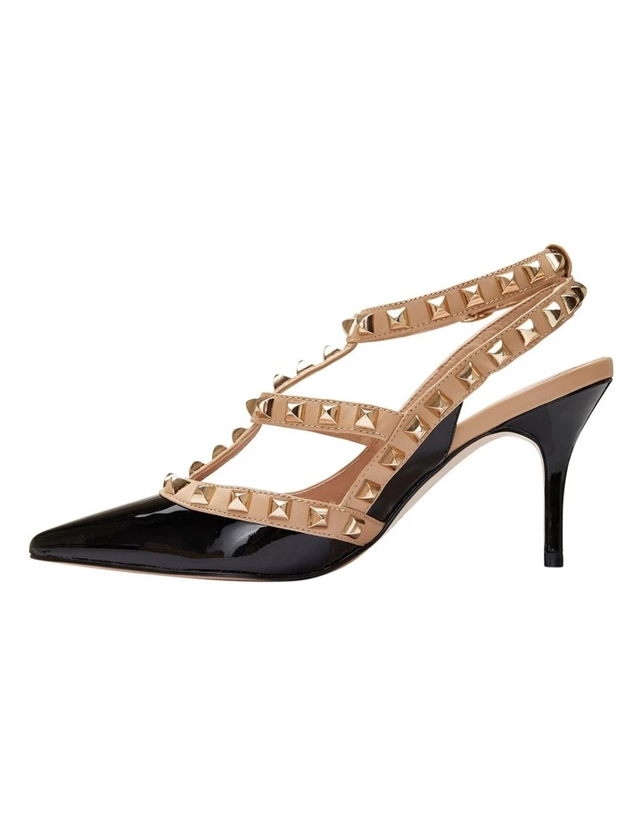 Pink Inc Sphinx Black Patent/Nude Pump 3 Pink Inc Sphinx Black Patent/Nude Pump - Image 3