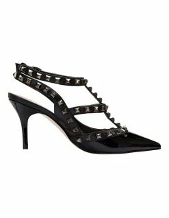 Pink Inc Sphinx Black Patent Pump