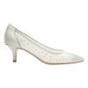 Alan Pinkus A.P.Too Spritz Silver Satin Pump