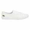 Lacoste Lancelle White Leather Lace-Up Sneaker