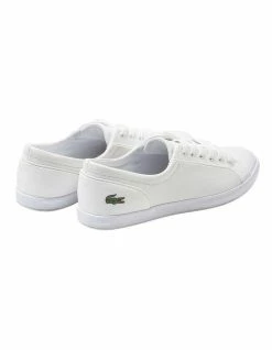 Lacoste Lancelle White Leather Lace-Up Sneaker -Deals Shoes Store 475508710 3 720x928