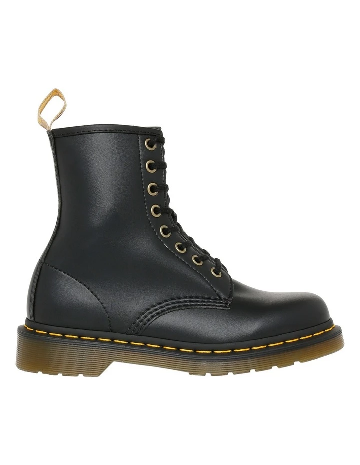 Dr Martens Vegan 1460 Black Combat Boot 1 Dr Martens Vegan 1460 Black Combat Boot