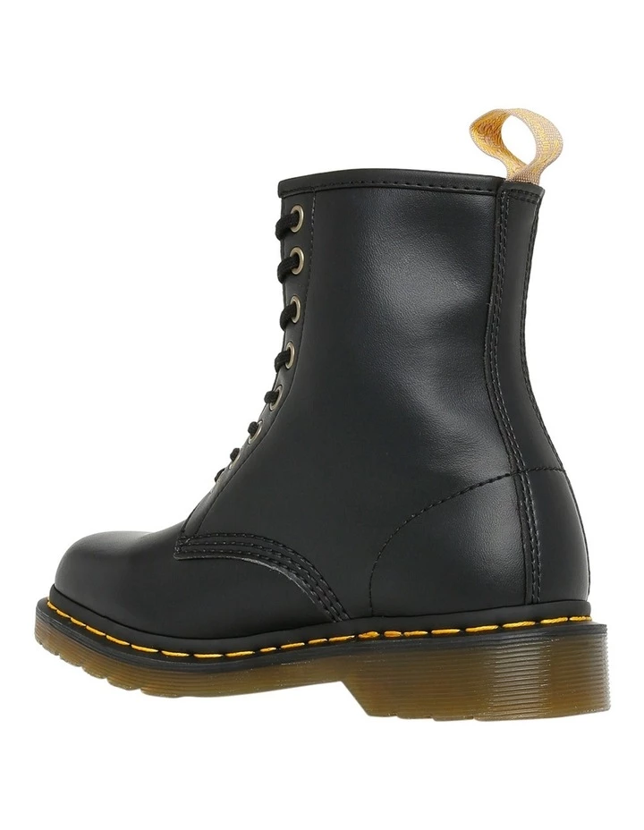 Dr Martens Vegan 1460 Black Combat Boot 2 Dr Martens Vegan 1460 Black Combat Boot - Image 2