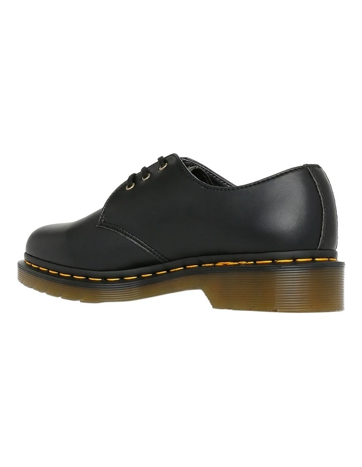Dr Martens Vegan 1461 3-Eye Black Shoes 2 Dr Martens Vegan 1461 3-Eye Black Shoes - Image 2