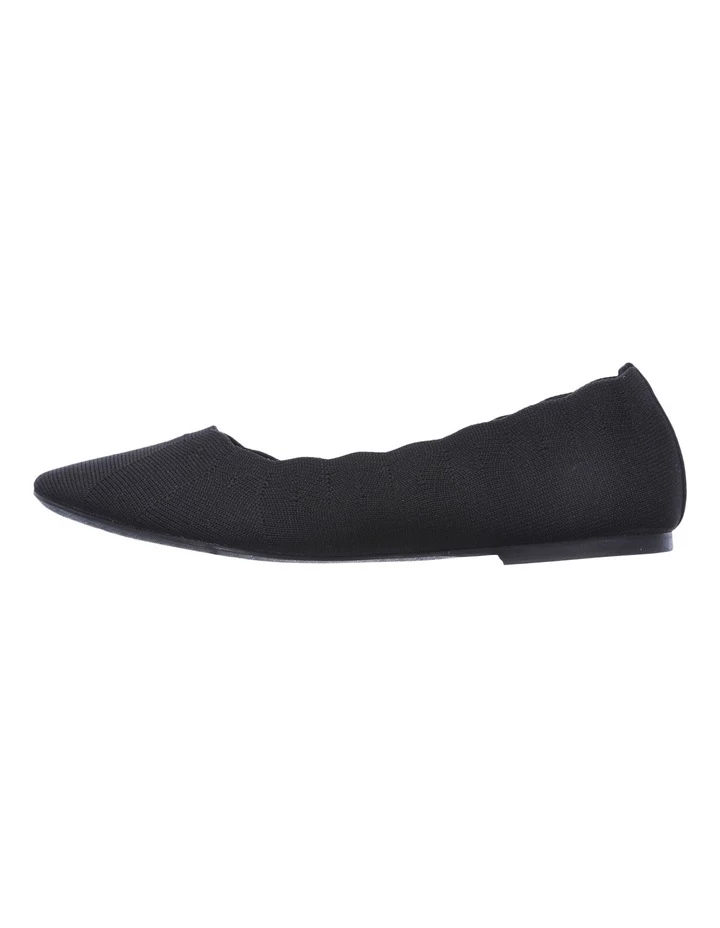 Skechers Cleo - Bewitch Black Woven Flats 3 Skechers Cleo - Bewitch Black Woven Flats - Image 3
