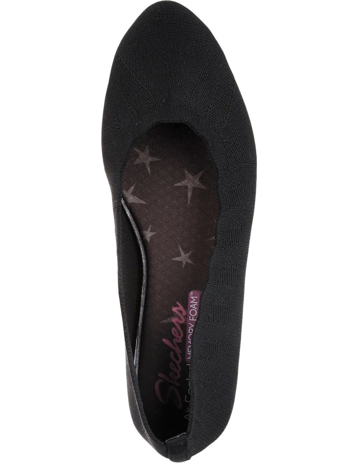 Skechers Cleo - Bewitch Black Woven Flats 5 Skechers Cleo - Bewitch Black Woven Flats - Image 5