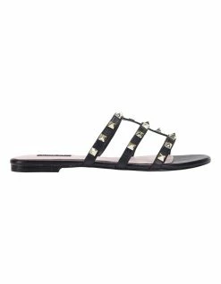 Pink Inc Spain Black Kid Sandal