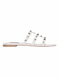 Pink Inc Spain white kid sandal