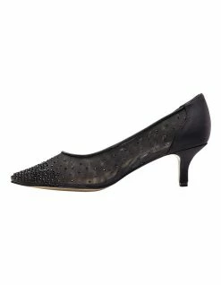Alan Pinkus Spritz Black Satin Pump -Deals Shoes Store 567613900 3 720x928