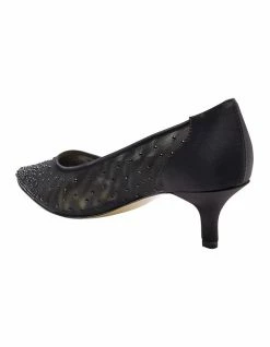 Alan Pinkus Spritz Black Satin Pump -Deals Shoes Store 567613900 4 720x928