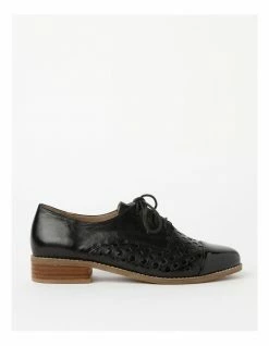 Zazou Sybil Black Leather Pumps