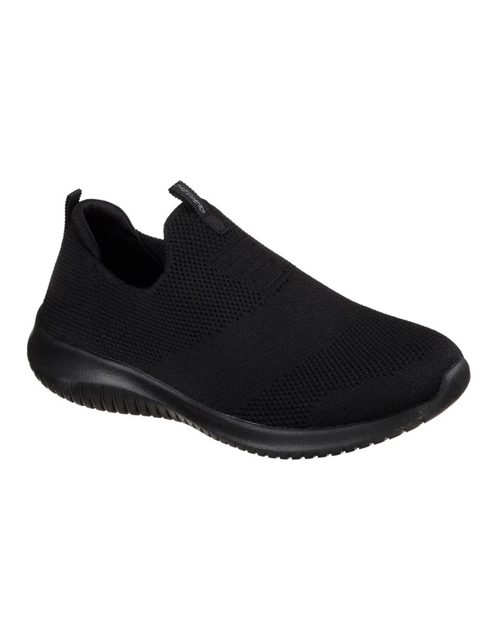 Skechers Ultra Flex First Take Black Slip on Sneaker 2 Skechers Ultra Flex First Take Black Slip on Sneaker - Image 2