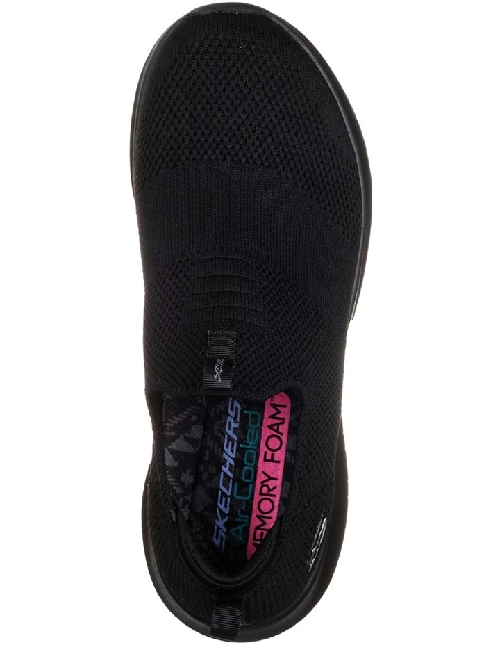 Skechers Ultra Flex First Take Black Slip on Sneaker 4 Skechers Ultra Flex First Take Black Slip on Sneaker - Image 4