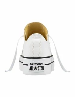 Converse Chuck Taylor All Star Lift White Canvas Low Top Sneaker -Deals Shoes Store 593110090 3 720x928