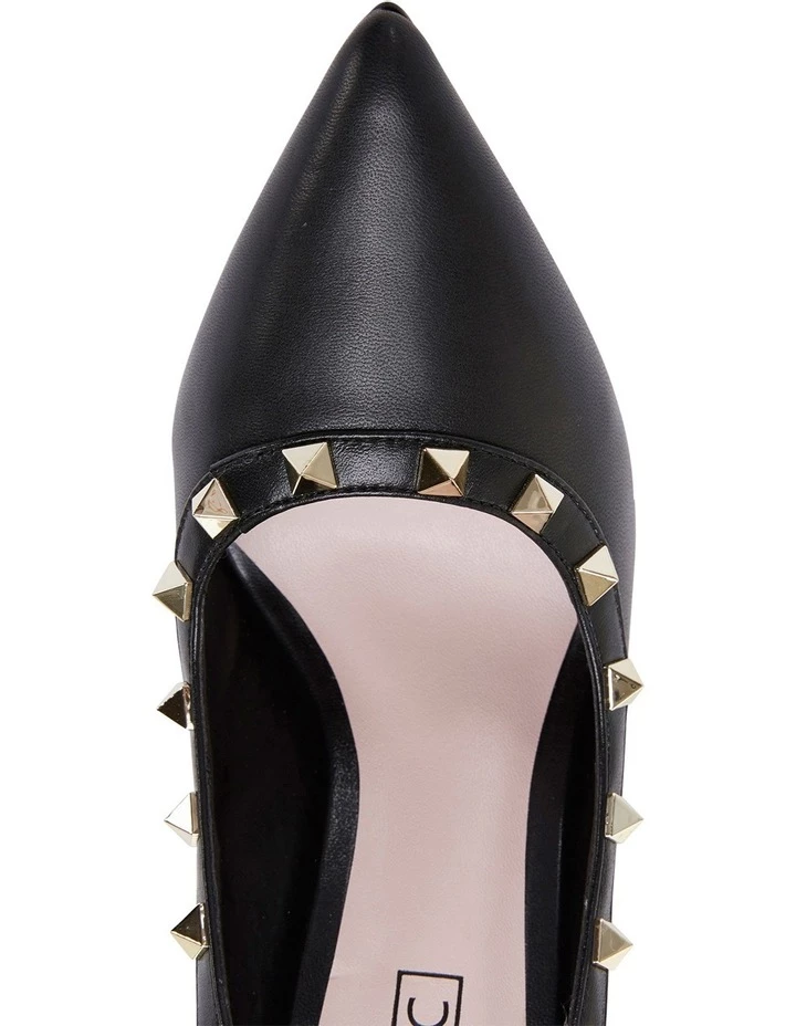 Pink Inc Sierra Black Kid Pump 3 Pink Inc Sierra Black Kid Pump - Image 3