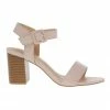 Miss Shop Beckham Blush Block Heel Sandal