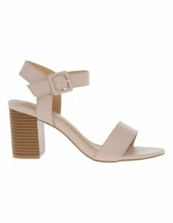 Miss Shop Beckham Blush Block Heel Sandal -Deals Shoes Store 622281880 1 720x928