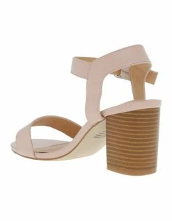 Miss Shop Beckham Blush Block Heel Sandal -Deals Shoes Store 622281880 2 720x928