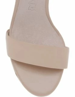Basque Roma Beige Leather Block Heel Sandal 5 Basque Roma Beige Leather Block Heel Sandal -Deals Shoes Store 630790750 3 720x928