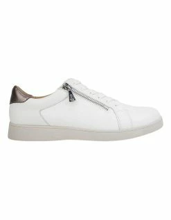 Hush Puppies Mimosa White Zip Up Sneaker -Deals Shoes Store 638518060 1 720x928 1