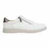 Hush Puppies Mimosa White Zip Up Sneaker