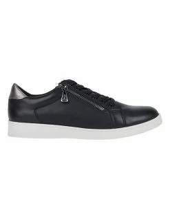 Hush Puppies Mimosa Black Zip Up Sneaker -Deals Shoes Store 638518150 1 720x928 1