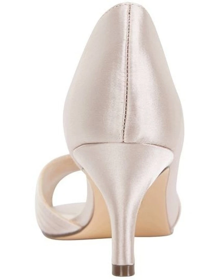 NINA Contesa Champagne Satin Pump 4 NINA Contesa Champagne Satin Pump - Image 4
