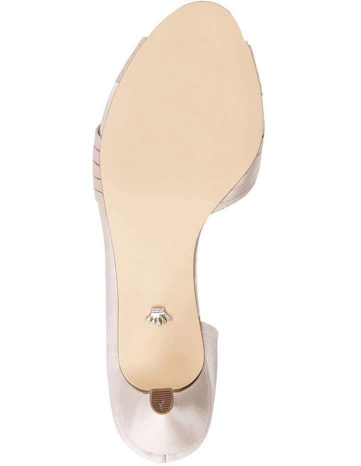 NINA Contesa Champagne Satin Pump 6 NINA Contesa Champagne Satin Pump - Image 6