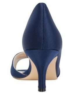 NINA Contesa New Navy Satin Pump 10 NINA Contesa New Navy Satin Pump -Deals Shoes Store 641063440 4 720x928