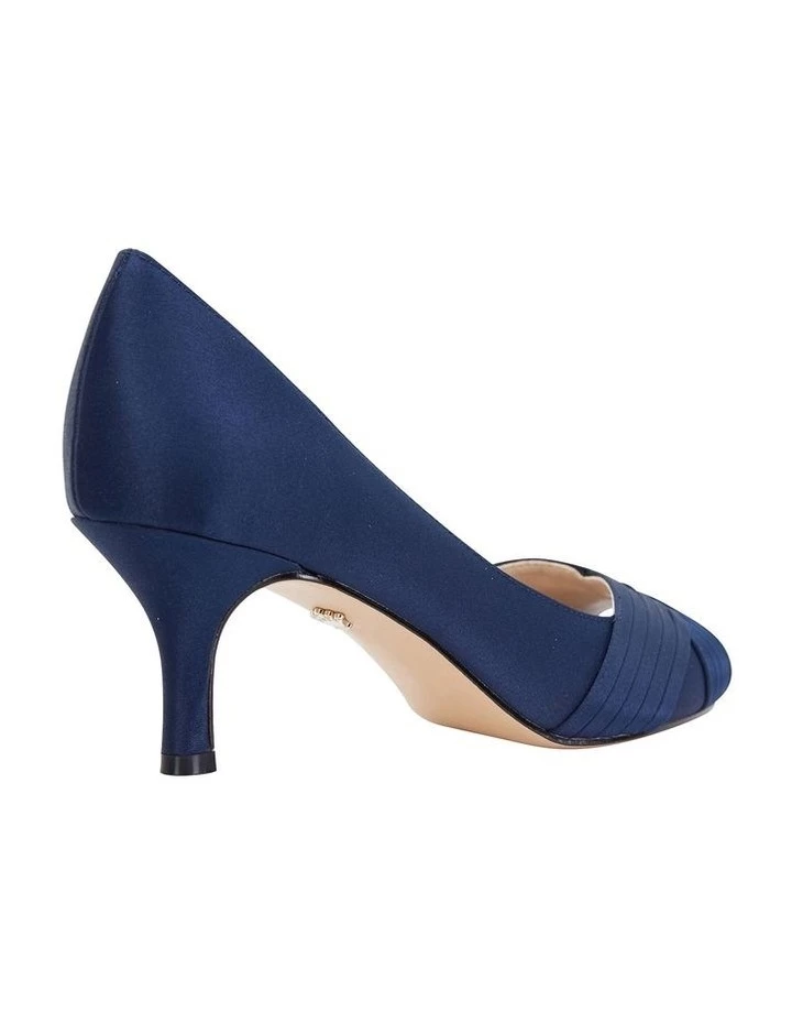 NINA Contesa New Navy Satin Pump 5 NINA Contesa New Navy Satin Pump - Image 5