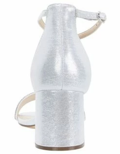 NINA Elenora True Silver Suedette Sandal 10 NINA Elenora True Silver Suedette Sandal -Deals Shoes Store 641064340 4 720x928