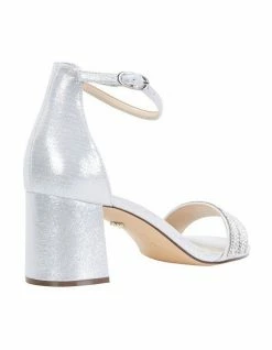 NINA Elenora True Silver Suedette Sandal 11 NINA Elenora True Silver Suedette Sandal -Deals Shoes Store 641064340 5 720x928