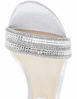 NINA Elenora True Silver Suedette Sandal 13 NINA Elenora True Silver Suedette Sandal -Deals Shoes Store 641064340 7 720x928